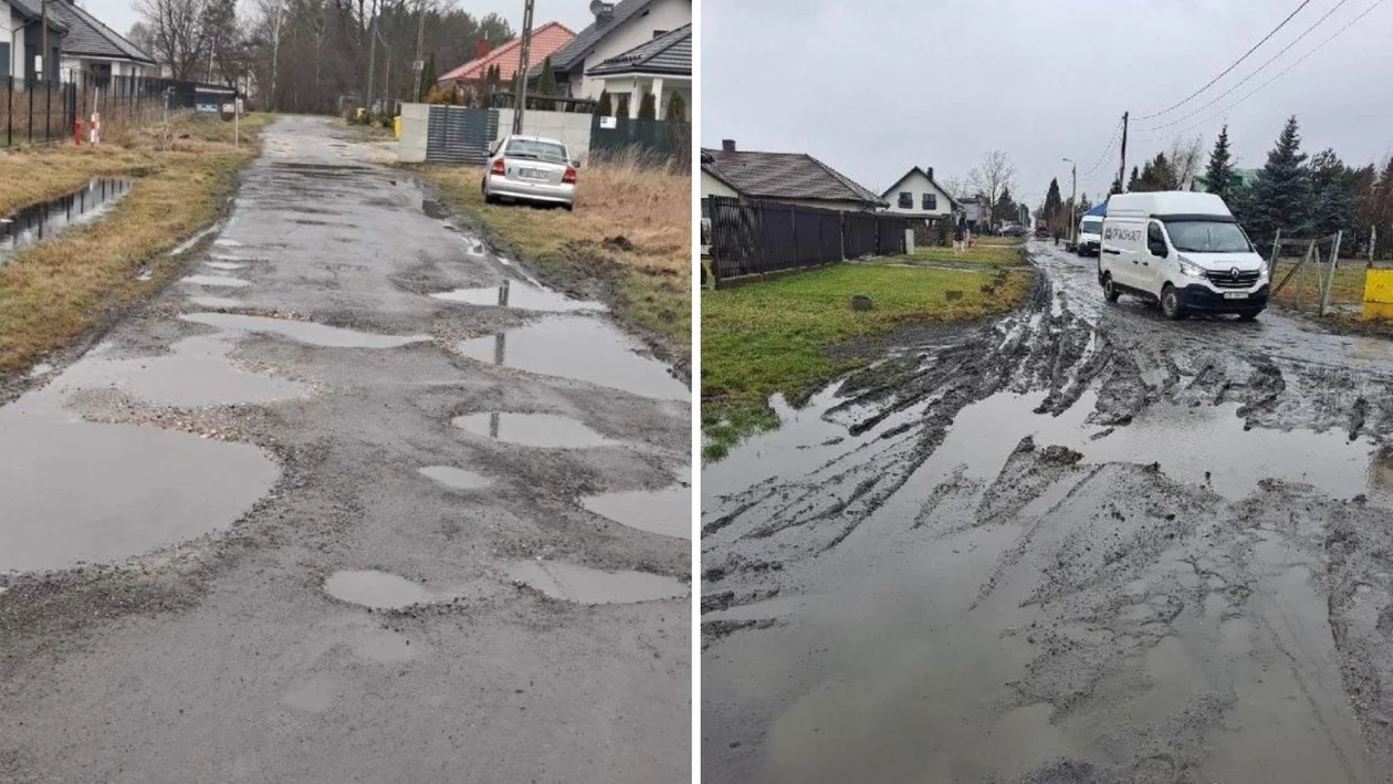 Te drogi w Ksawerowie to zmora kierowców. Kiedy coś się zmieni? - Zdjęcie główne