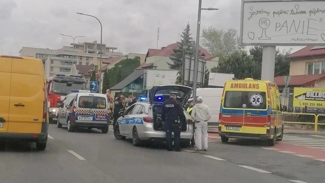 Potrącenie 89-letniego rowerzysty na Alei Jachowicza   - Zdjęcie główne