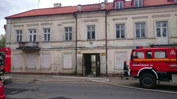 Pożar na starówce. To podpalenie? [FOTO] - Zdjęcie główne