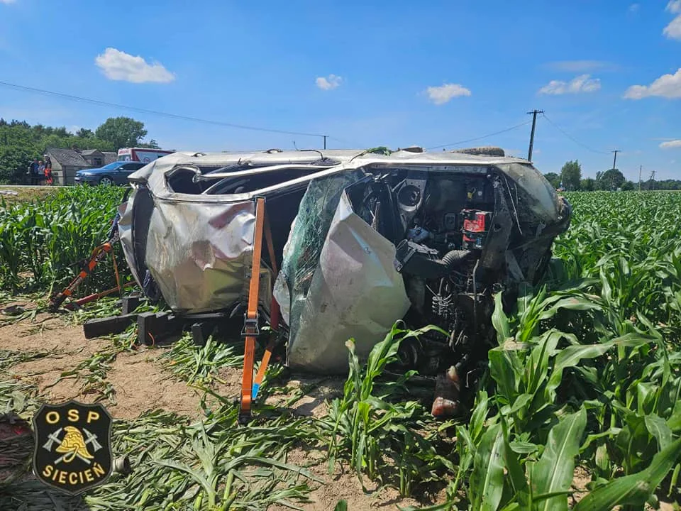 Dziecko zginęło w wypadku. Tragedia na drodze pod Płockiem - Zdjęcie główne