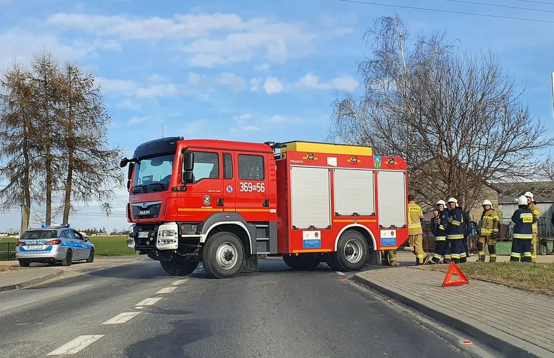 Zderzenie peugeota i dacii w powiecie płockim - Zdjęcie główne