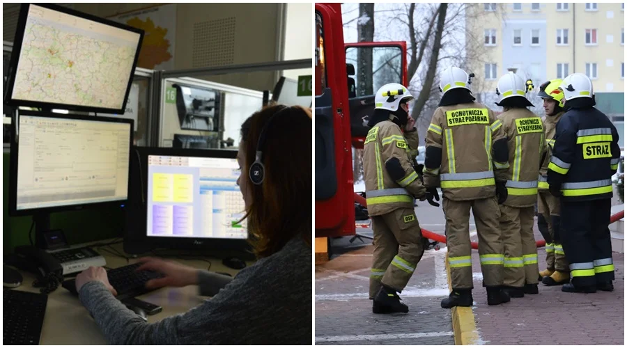 Liczne akcje straży. Problemy z dodzwonieniem się na numer alarmowy - Zdjęcie główne