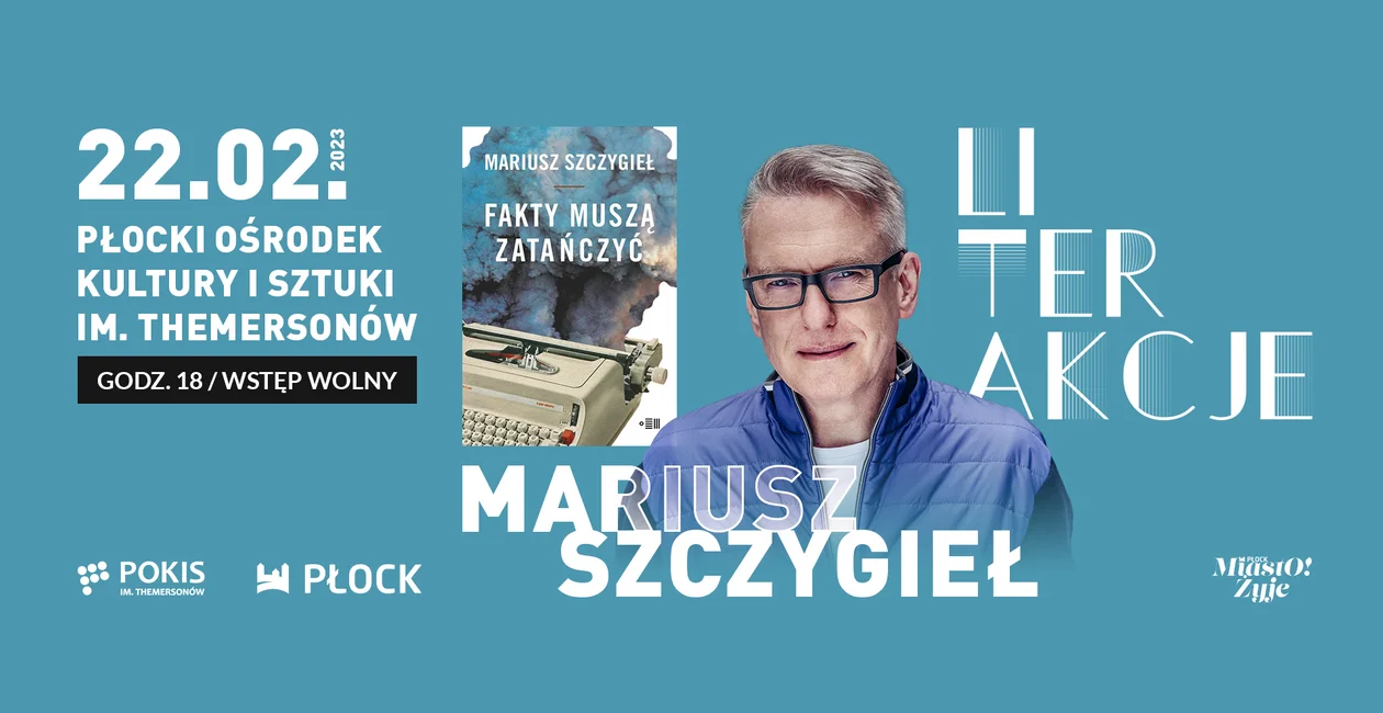 LiterAkcje z Mariuszem Szczygłem - Zdjęcie główne