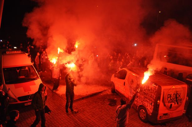 Zadyma po meczu w Kielcach [FOTO] - Zdjęcie główne