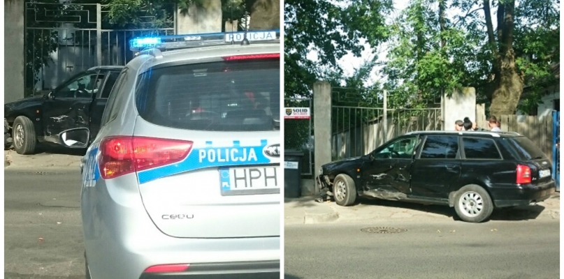 Zderzenie dwóch aut w centrum miasta. Wiadomo, z czyjej winy do niego doszło - Zdjęcie główne