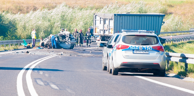 Śmiertelny wypadek na Trasie Popiełuszki. Jedna osoba nie żyje - Zdjęcie główne