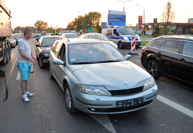 Wypadek. Podolszyce stoją w korku [FOTO] - Zdjęcie główne