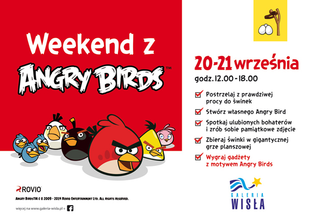 Angry Birds w Wiśle. I strzelanie z procy - Zdjęcie główne