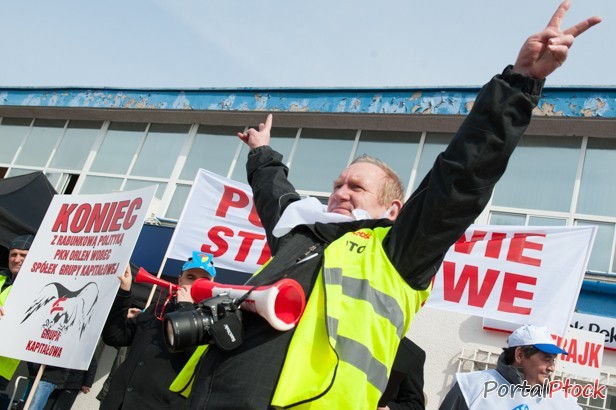 Protest w Orlenie. Nie zaczęli pracy - Zdjęcie główne