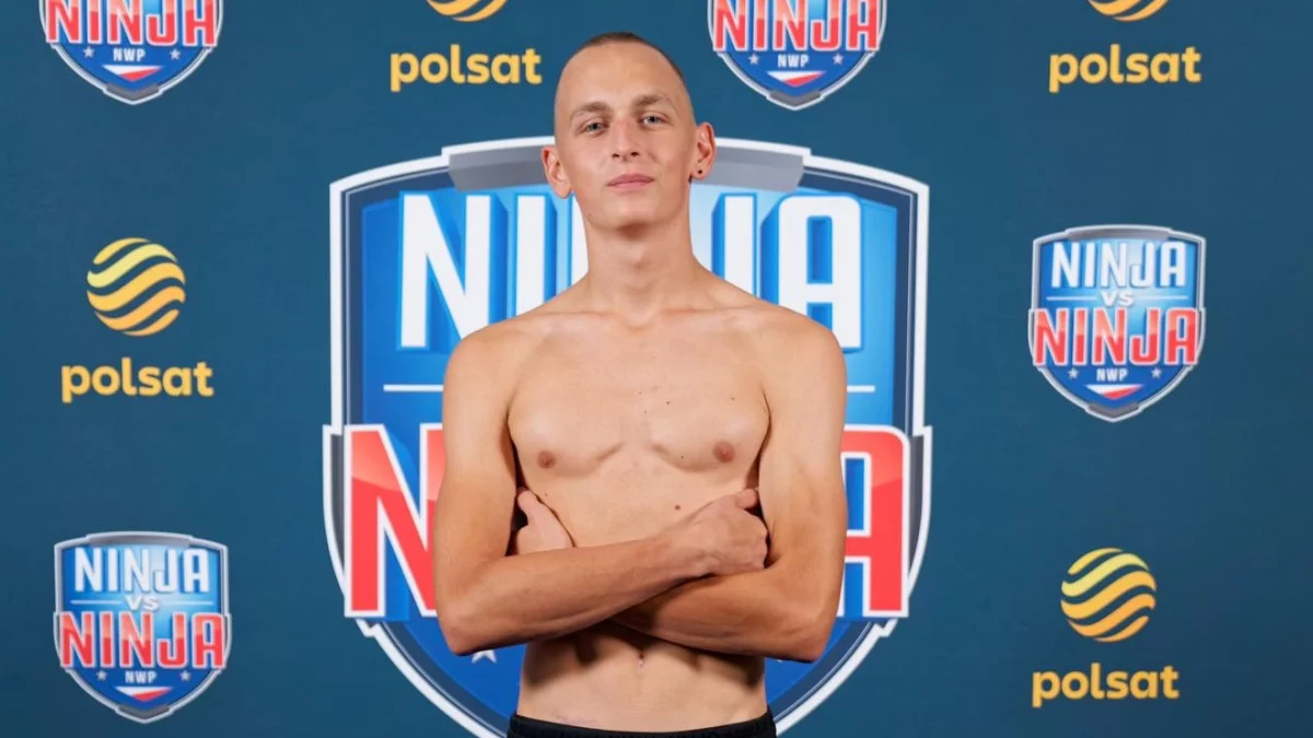 Na co dzień "biega po dachach", chodzi do szkoły i udziela się w OSP. Jako ninja dotarł do półfinału!
