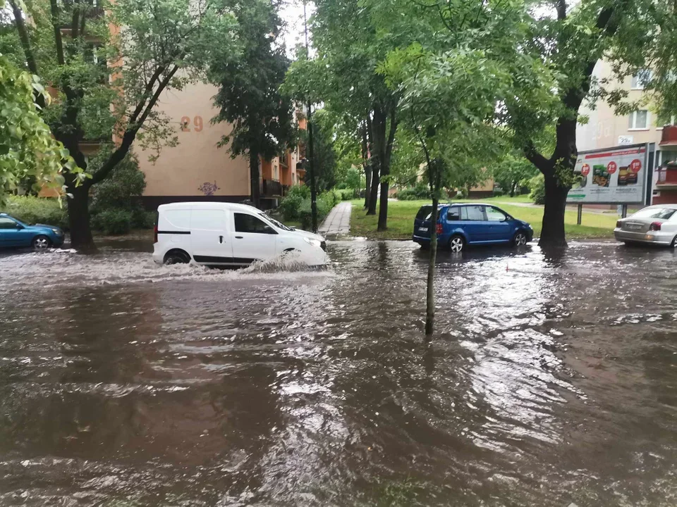 Dziesiątki płocczan w ulewie zgubiło tablice rejestracyjne. Wśród nich znana posłanka Lewicy - Zdjęcie główne