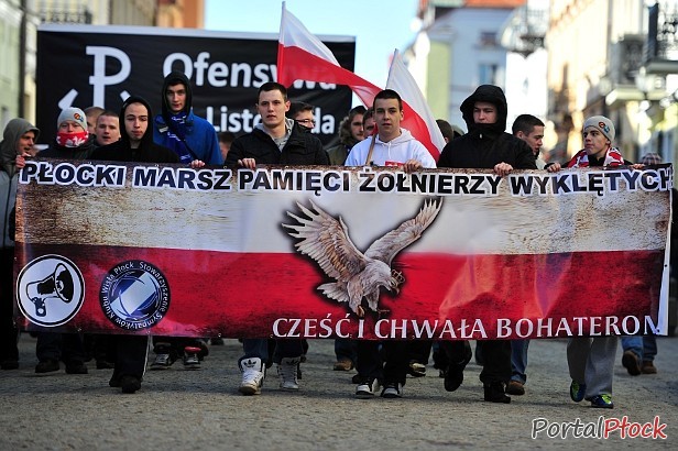 Pierwszy płocki marsz dla Wyklętych  - Zdjęcie główne