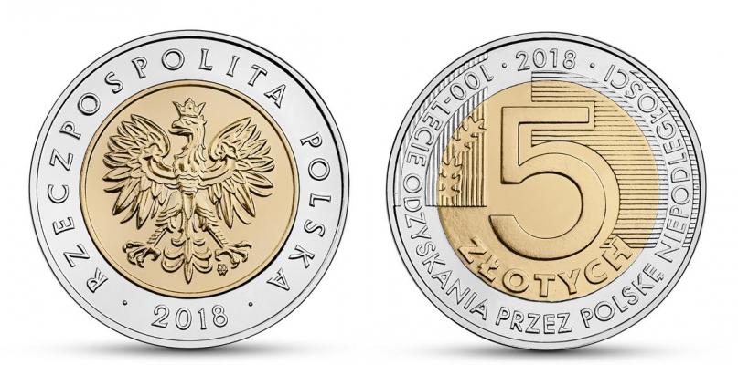 Nowa pięciozłotówka trafia właśnie do obiegu - Zdjęcie główne