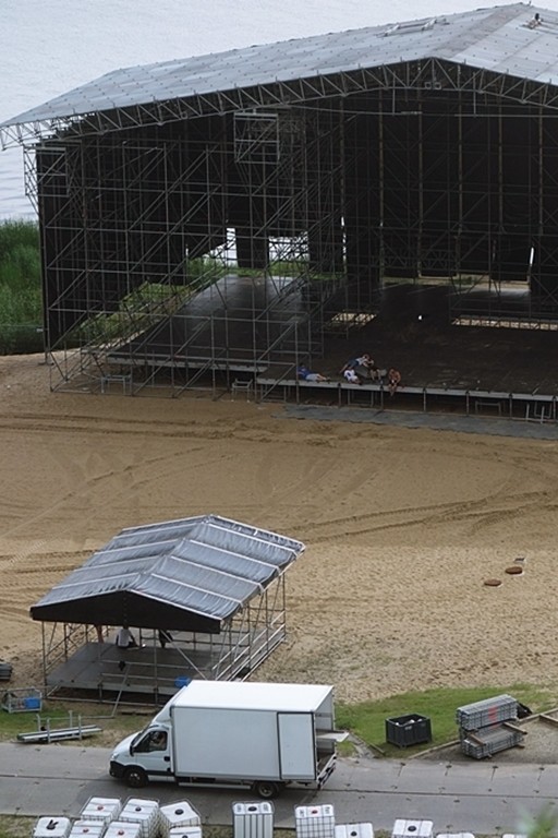 Namioty i scena na Audioriver już rozstawione - Zdjęcie główne