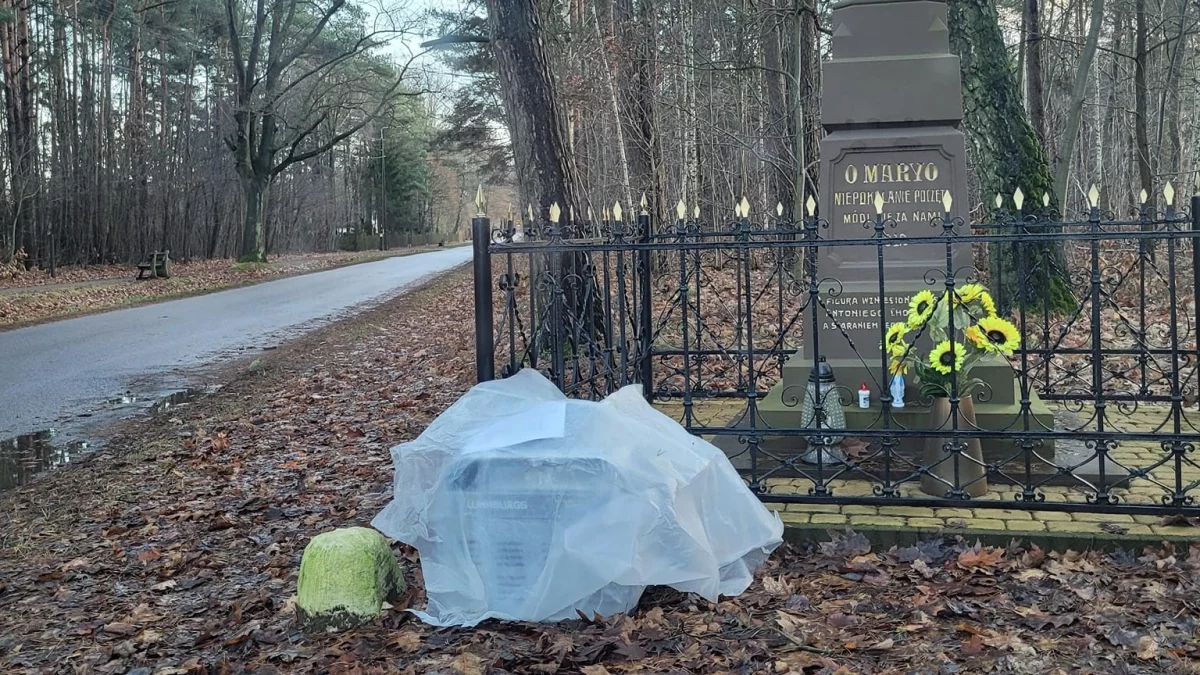 Znaleźli tajemniczy pakunek przy figurce Matki Boskiej w regionie płockim. Co z nim zrobią? - Zdjęcie główne