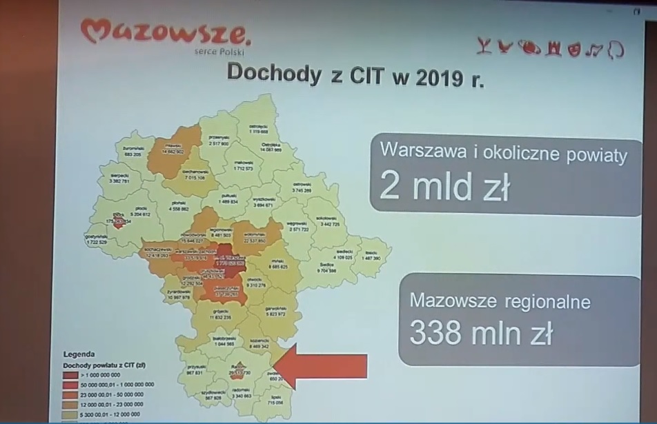 Jakie będą skutki podziału Mazowsza. PiS: ministerstwo nie prowadzi takich prac legislacyjnych  - Zdjęcie główne