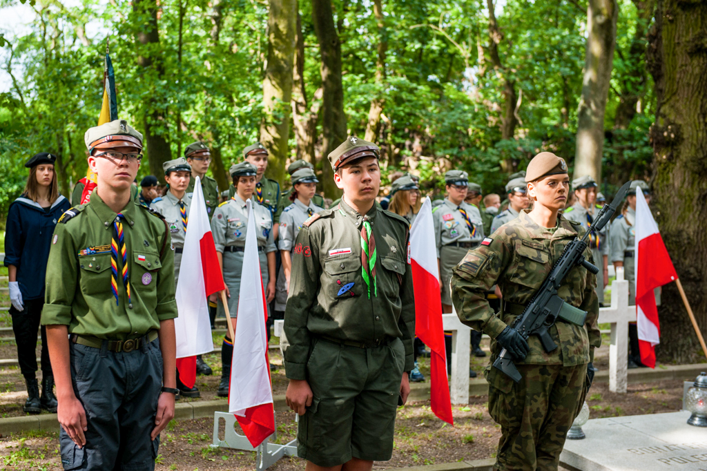 Obrona Płocka 1920 r. Uroczystości na Cmentarzu Garnizonowym [ZDJĘCIA] - Zdjęcie główne