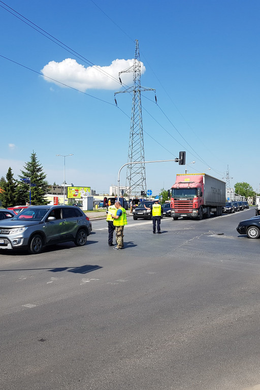 Wypadek przy wylocie z Płocka - Zdjęcie główne