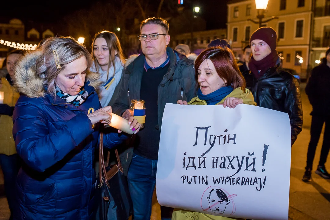 Płocczanie zebrali się na Starym Rynku 