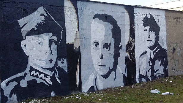 Malują mural na cześć Wyklętych [FOTO] - Zdjęcie główne