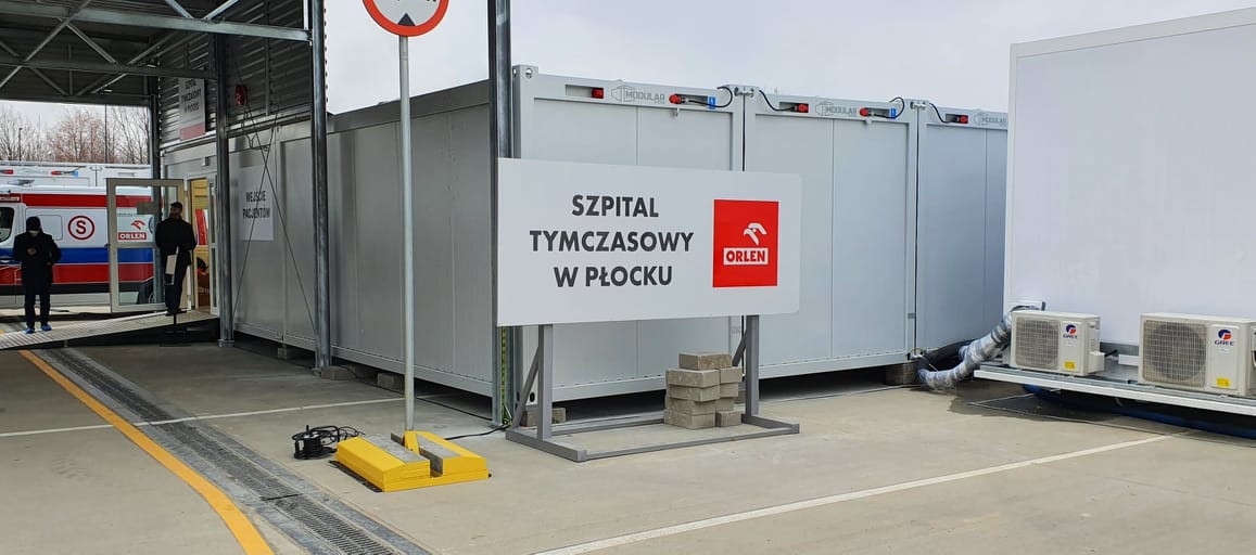 Szpital tymczasowy w Płocku powiększył się o... cztery łóżka. Bardzo trudna sytuacja Winiar - Zdjęcie główne