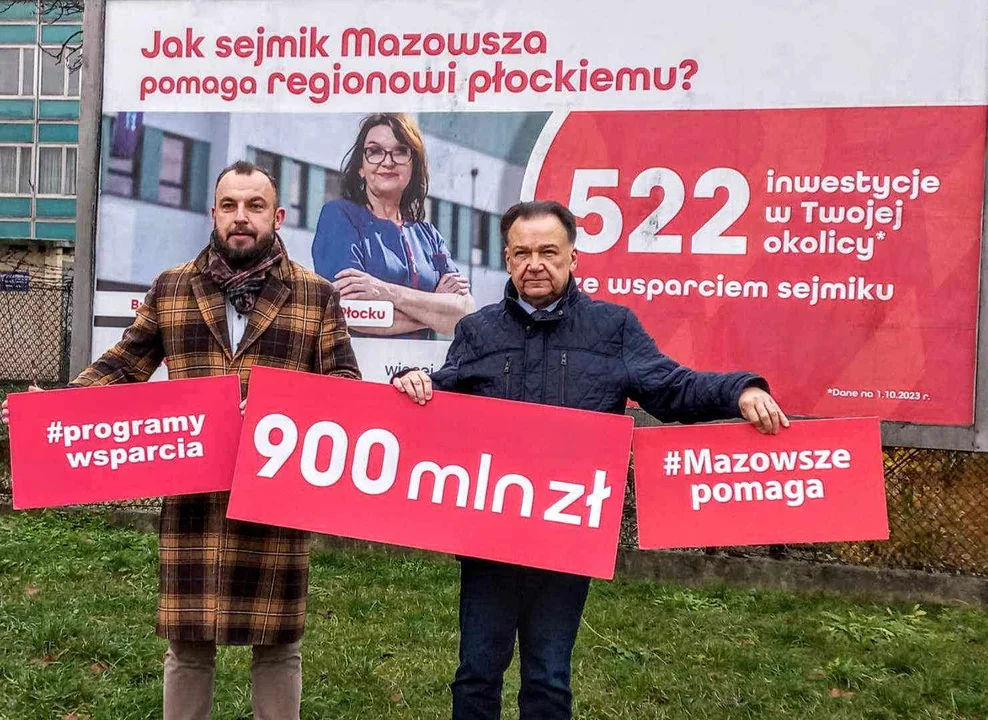 Ponad 290 mln na inwestycje. W samorządzie Mazowsza podsumowano skalę wsparcia dla regionu - Zdjęcie główne