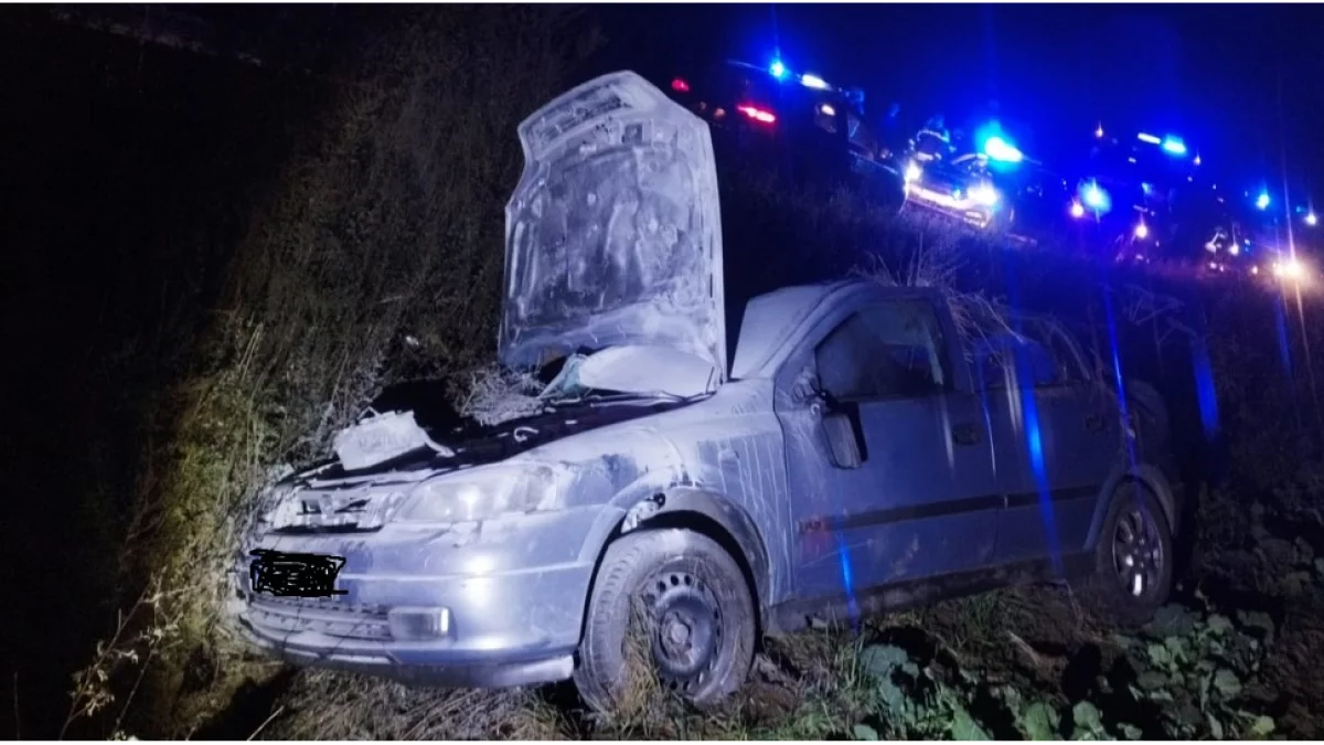 Chwile grozy na drodze! Stracił panowanie nad pojazdem i uderzył w bariery! - Zdjęcie główne