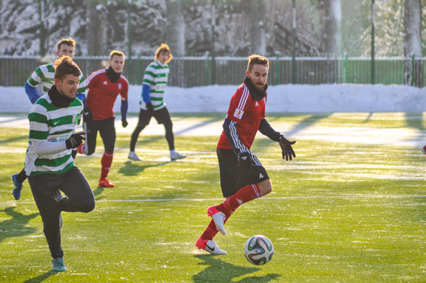 Pierwszy sparing piłkarzy Wisły [FOTO] - Zdjęcie główne