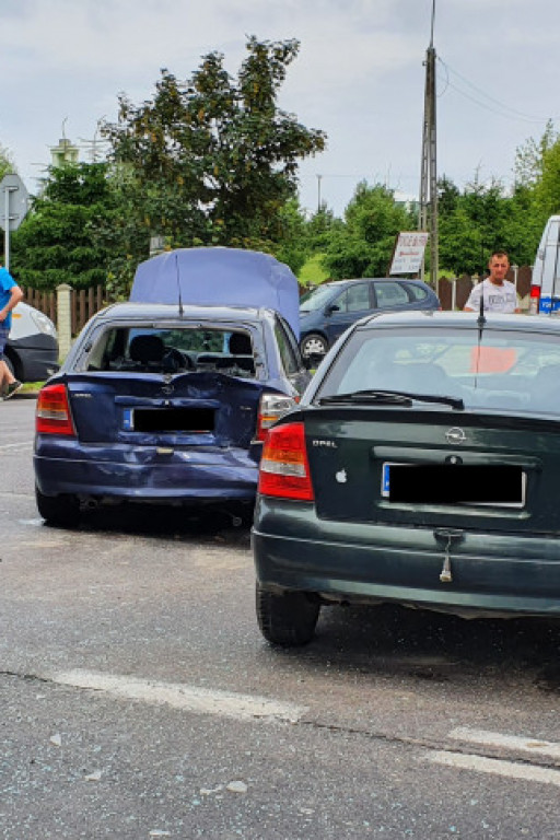 Czołowe zderzenie w Cekanowie - Zdjęcie główne