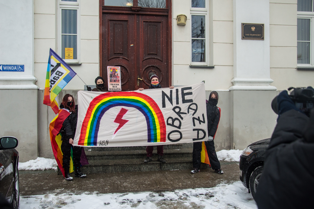 Tęczowi aktywiści przed sądem  - Zdjęcie główne