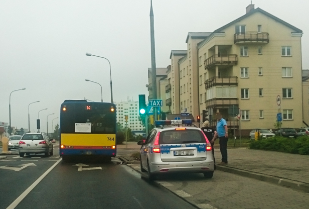 Autobus potrącił rowerzystę [FOTO] - Zdjęcie główne