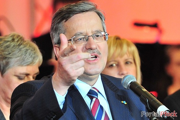 Prezydent Komorowski przyjeżdża do Płocka - Zdjęcie główne