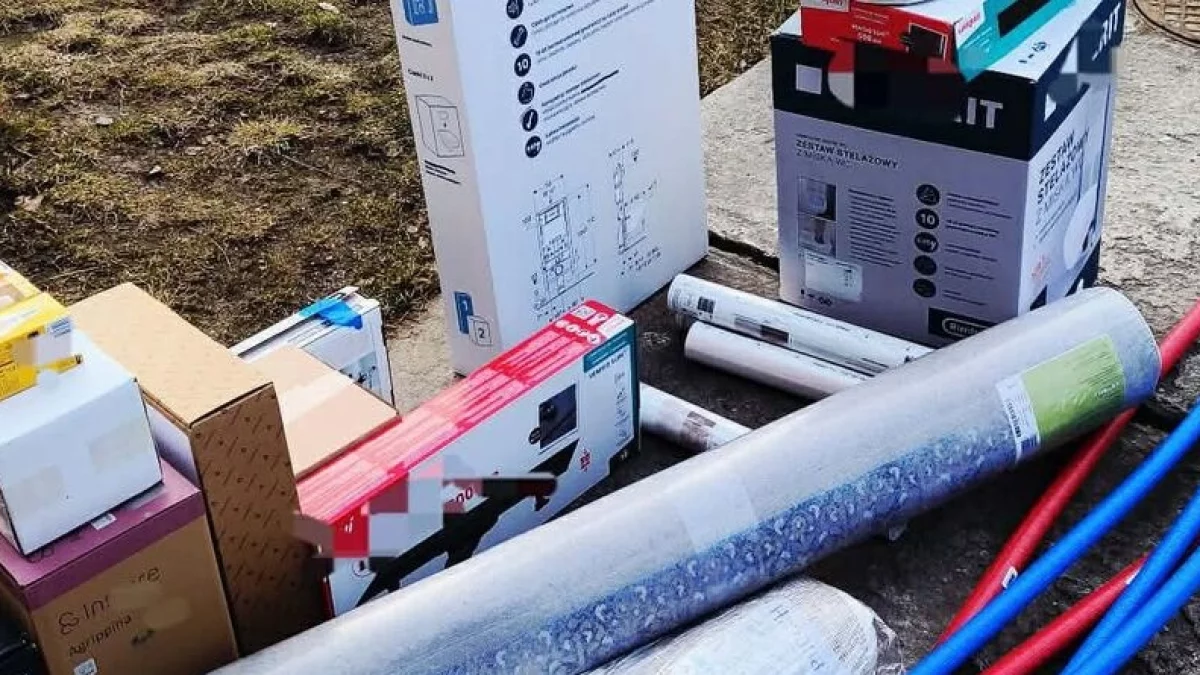 Płacili 30 zł, wywozili towar za tysiące. "Przestępcza para" wpadła w Płocku