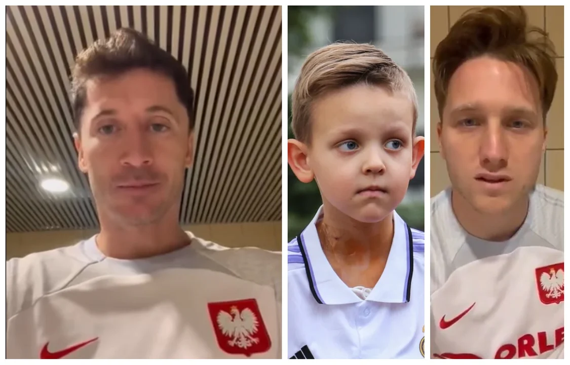 Tymka wspierają reprezentanci Polski! Filmiki nagrali m.in. Robert Lewandowski i Piotr Zieliński [WIDEO] - Zdjęcie główne