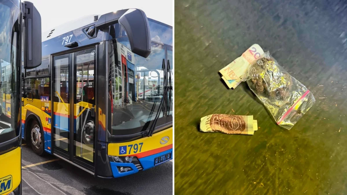 Alkohol, narkotyki i agresja. Interwencja służb w płockim autobusie