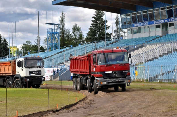 Na stadionie Wisły powstaje tor [FOTO] - Zdjęcie główne