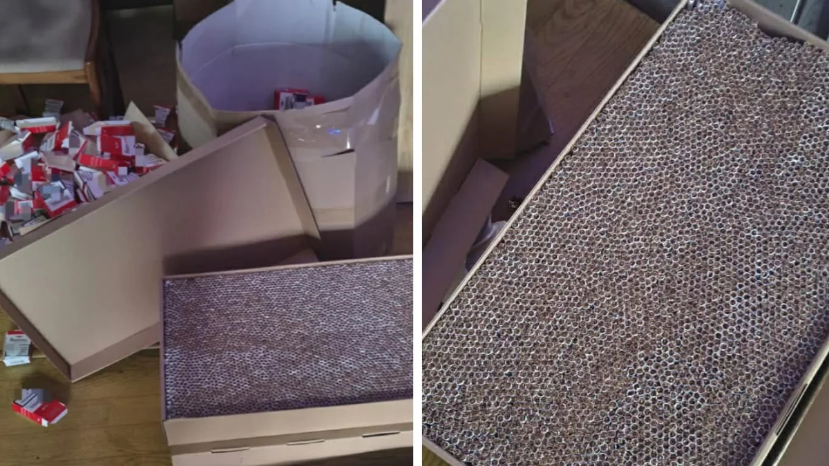 Policjanci po raz kolejny przechwycili nielegalne papierosy. Obcokrajowiec usłyszał zarzut