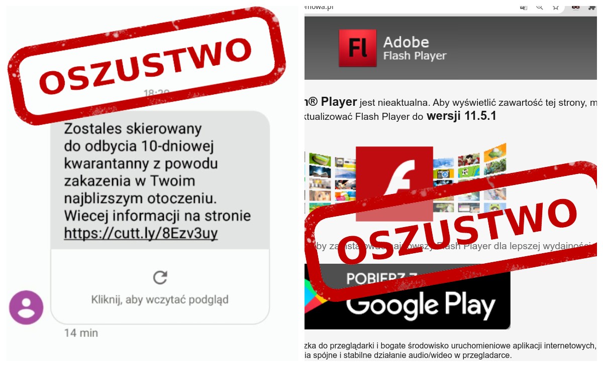 Nowe metody oszustów. Wysyłają SMS-y o kwarantannie i zgubionym portfelu - Zdjęcie główne