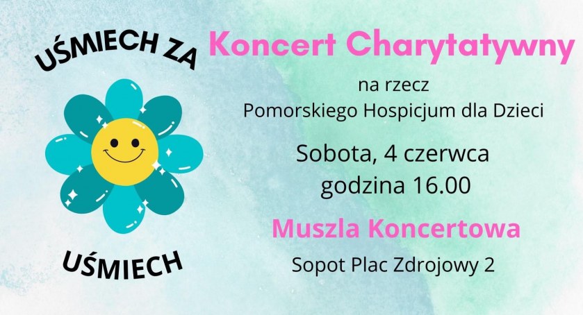 Już w sobotę charytatywny koncert na rzecz Pomorskiego Hospicjum dla Dzieci - Zdjęcie główne