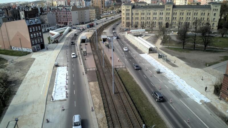 Remont Podwala Przedmiejskiego. Linia tramwajowa na Stogi zawieszona - Zdjęcie główne