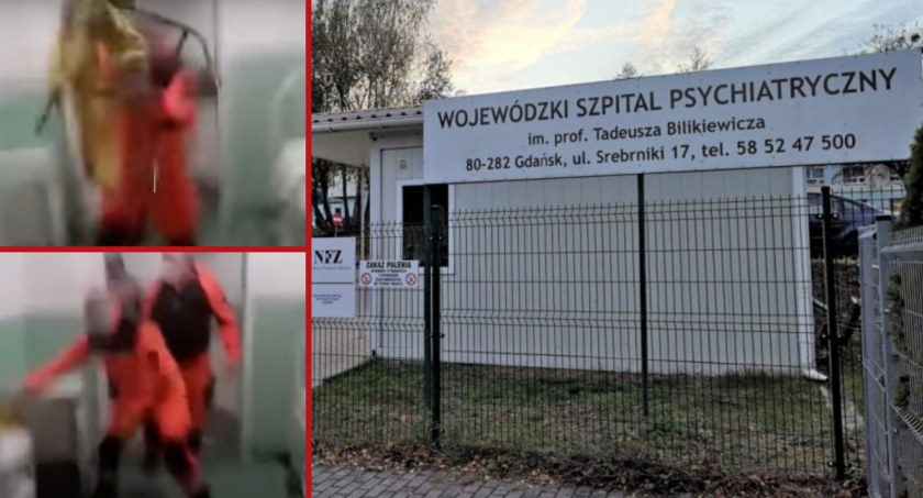 Pracownik szpitala psychiatrycznego rzucił się z krzesłem na pacjenta. Wideo trafiło do sieci - Zdjęcie główne