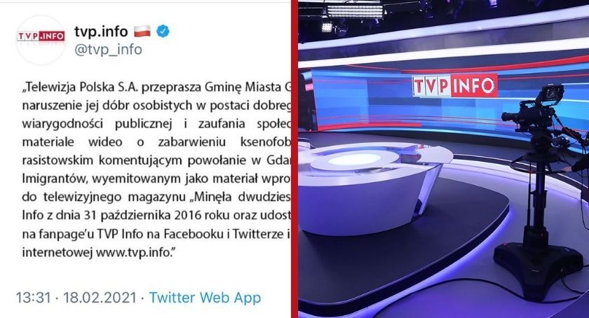 TVP przeprosiło Gdańsk. Po kilkudziesięciu minutach posty usunięto - Zdjęcie główne