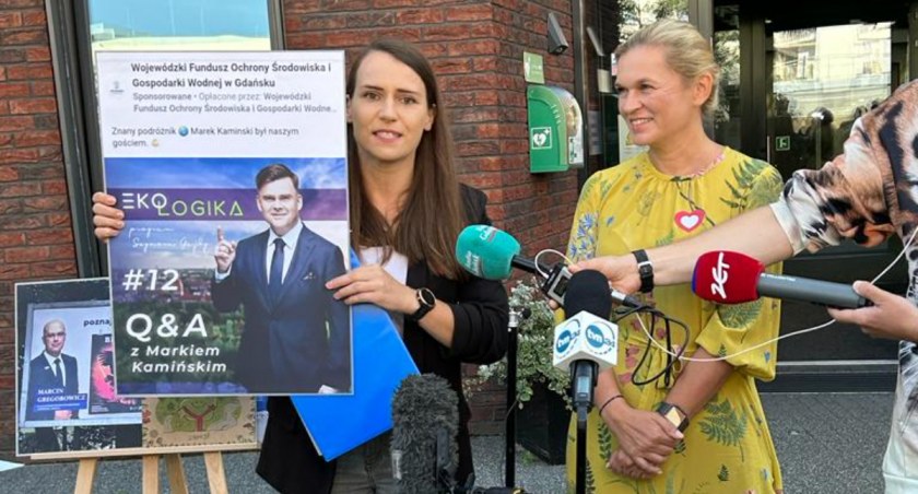 Prezes WFOŚiGW na plakatach. Posłanki KO: Kampania za publiczne pieniądze?  - Zdjęcie główne