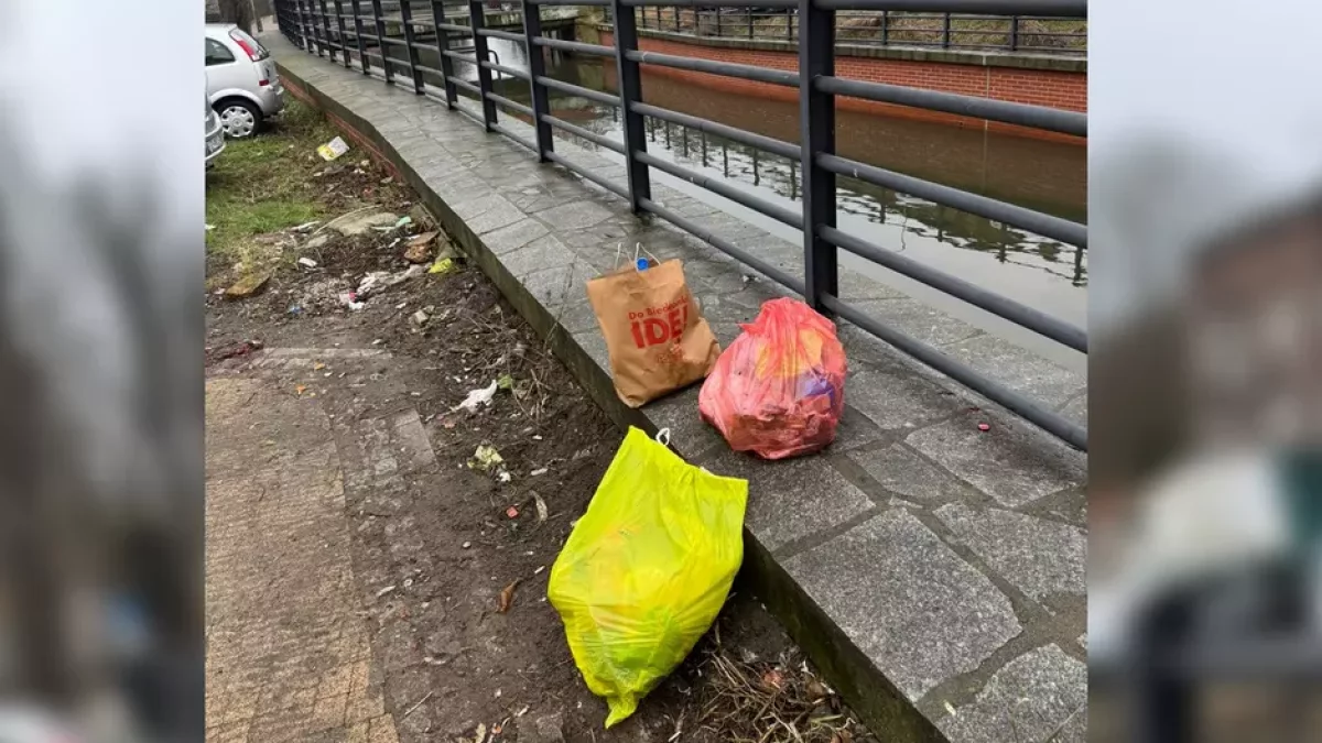 Śmieci podrzucane pod cudzy dom. Nielegalne odpady przy Kanale Raduni - Zdjęcie główne