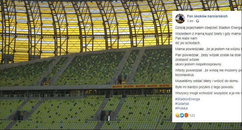 Koronawirus zaślepił pracowników stadionu. Winda nieczynna dla niepełnosprawnego chłopca - Zdjęcie główne