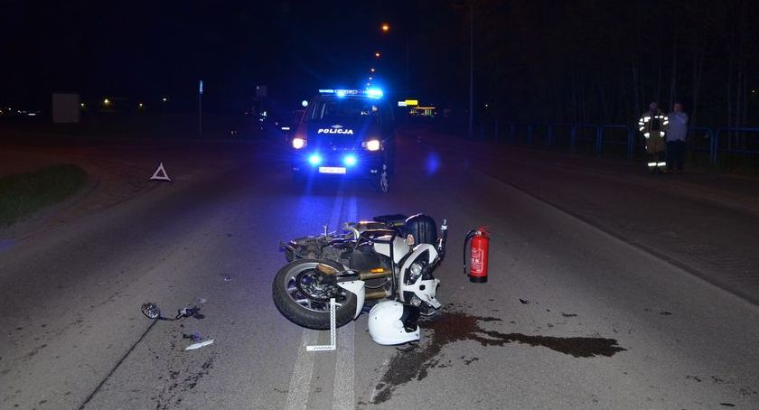 Śmiertelny wypadek z udziałem motocyklisty - Zdjęcie główne