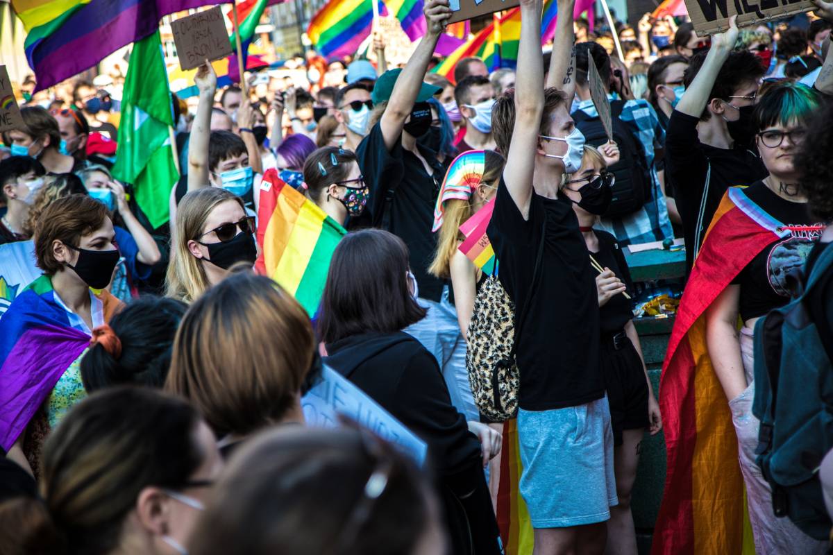 Protest środowisk lewicowych