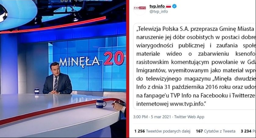 TVP Info ponownie przeprasza miasto Gdańsk - Zdjęcie główne