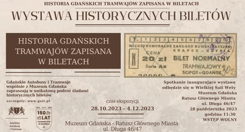 Biletowa historia tramwajów. Zobacz ją w gdańskim muzeum - Zdjęcie główne