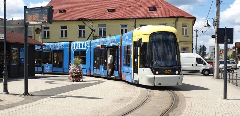 Obrazek do pytania - Jadąc tramwajem MPK linii nr 6 z Łodzi do Zgierza, mijając który przystanek przekraczamy strefę taryfową?